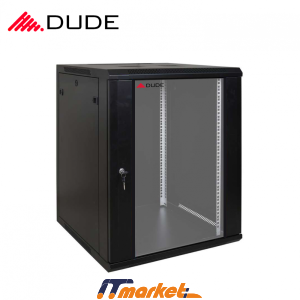 DUDE 15U 600X450 WALL-MOUNTED RACKMOUNT CABINET BLACK (WS3-6415)